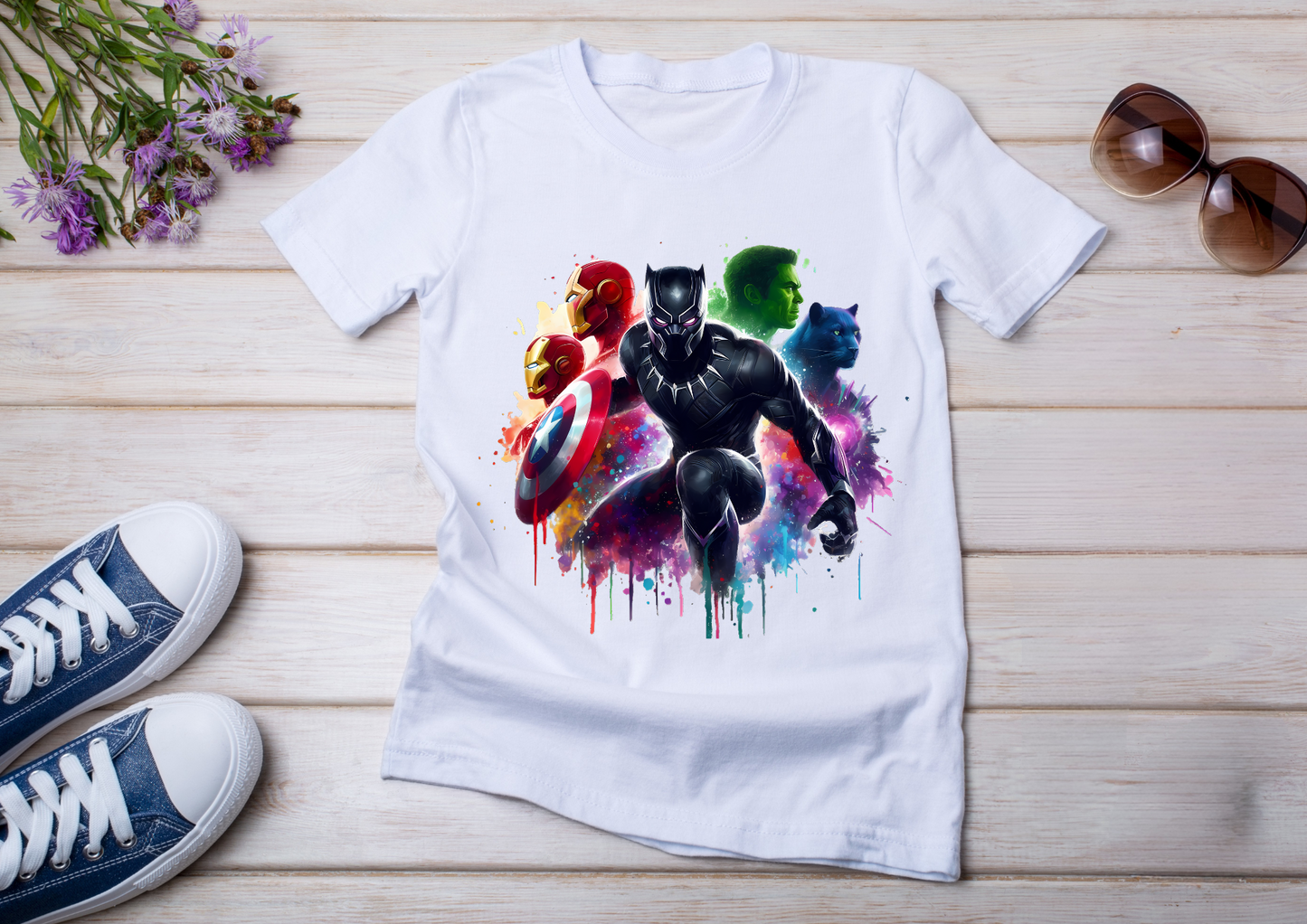 T-Shirt Black Panther enfants