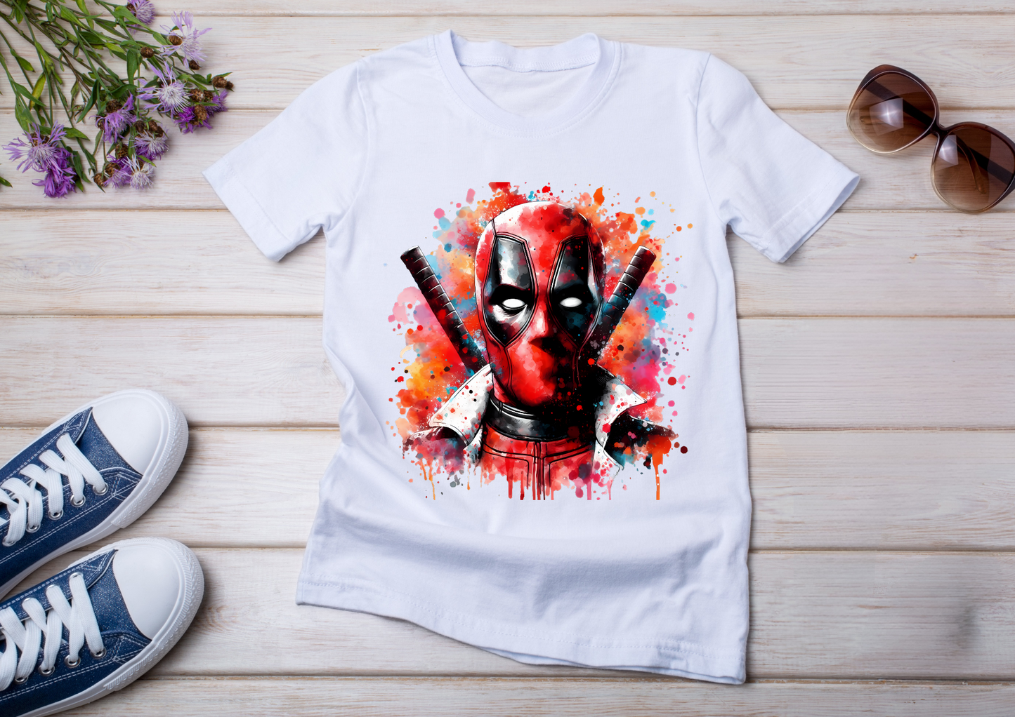 T-shirt Deadpool enfants