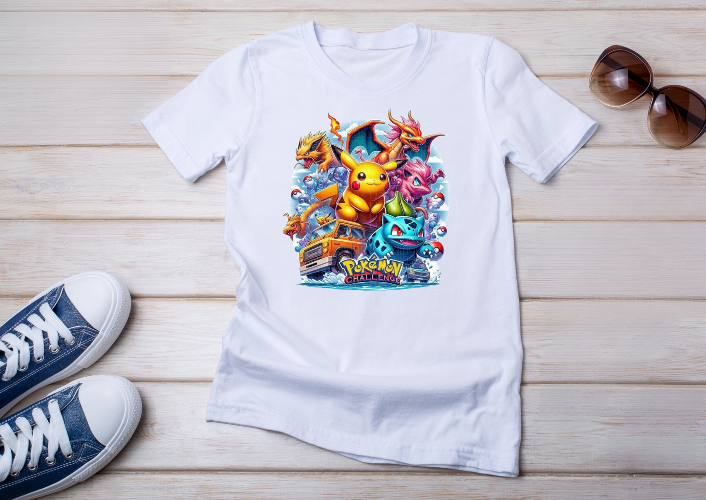⚡ T-shirt Pokémon enfants – “Challenge” Édition Collector