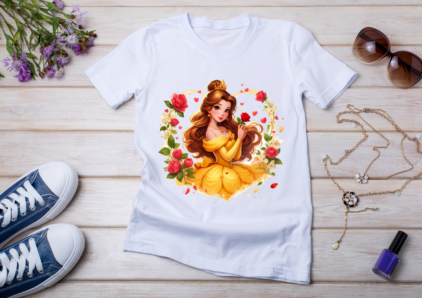 T-shirt enfant Princesse Belle (La Belle et la Bête)