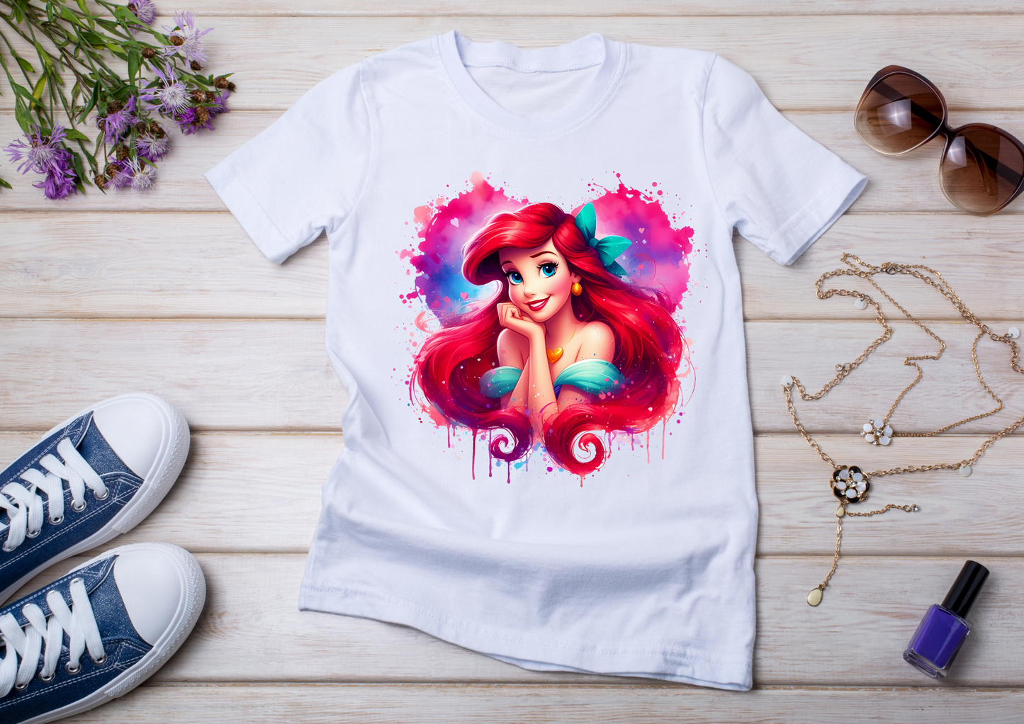 T-shirt enfant Ariel La Petite Sirène