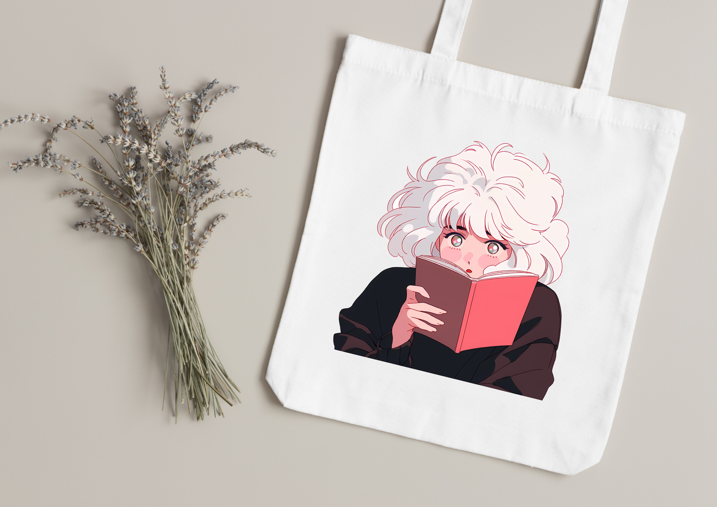 Tote Bag Retro Anime Nostalgia – 61 modèles au choix – Noir ou Blanc
