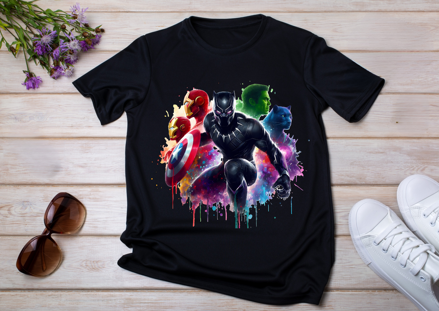 T-Shirt Black Panther enfants