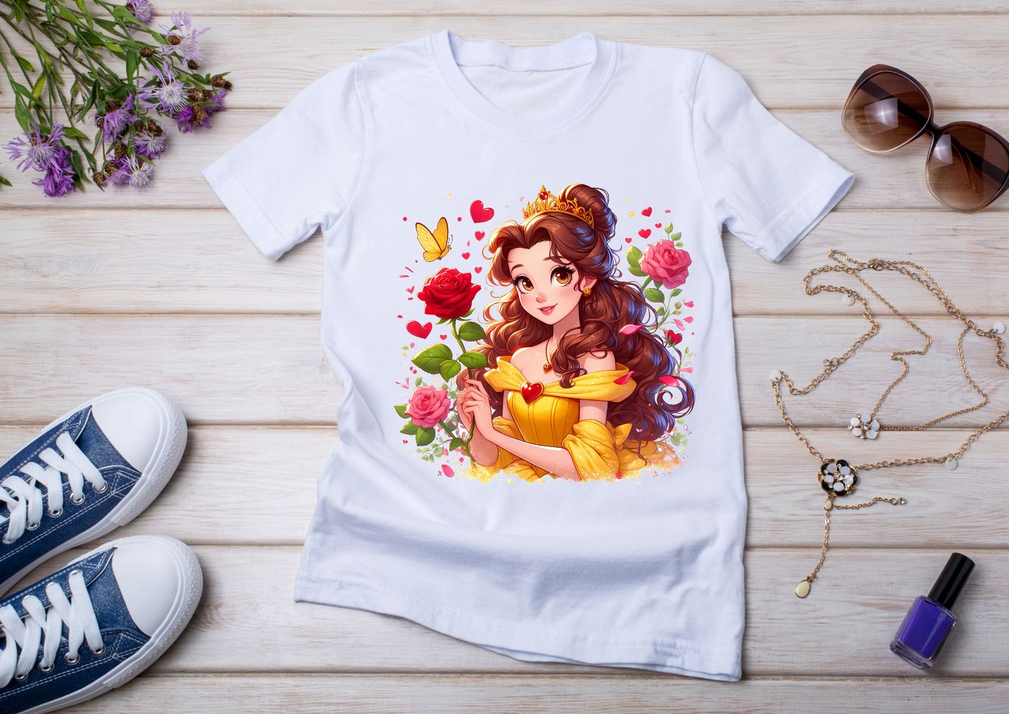 T-shirt enfant Princesse Belle (La Belle et la Bête)