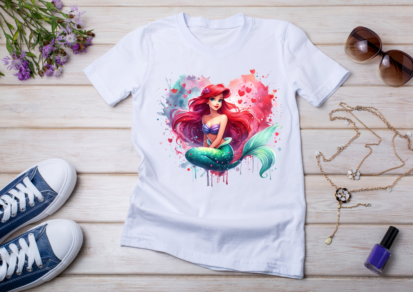 T-shirt enfant Ariel La Petite Sirène