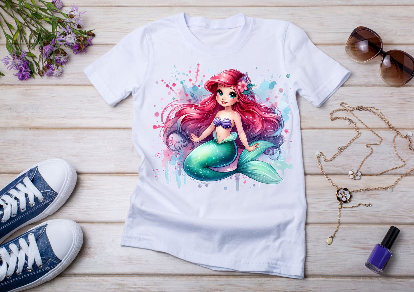 T-shirt enfant Ariel La Petite Sirène