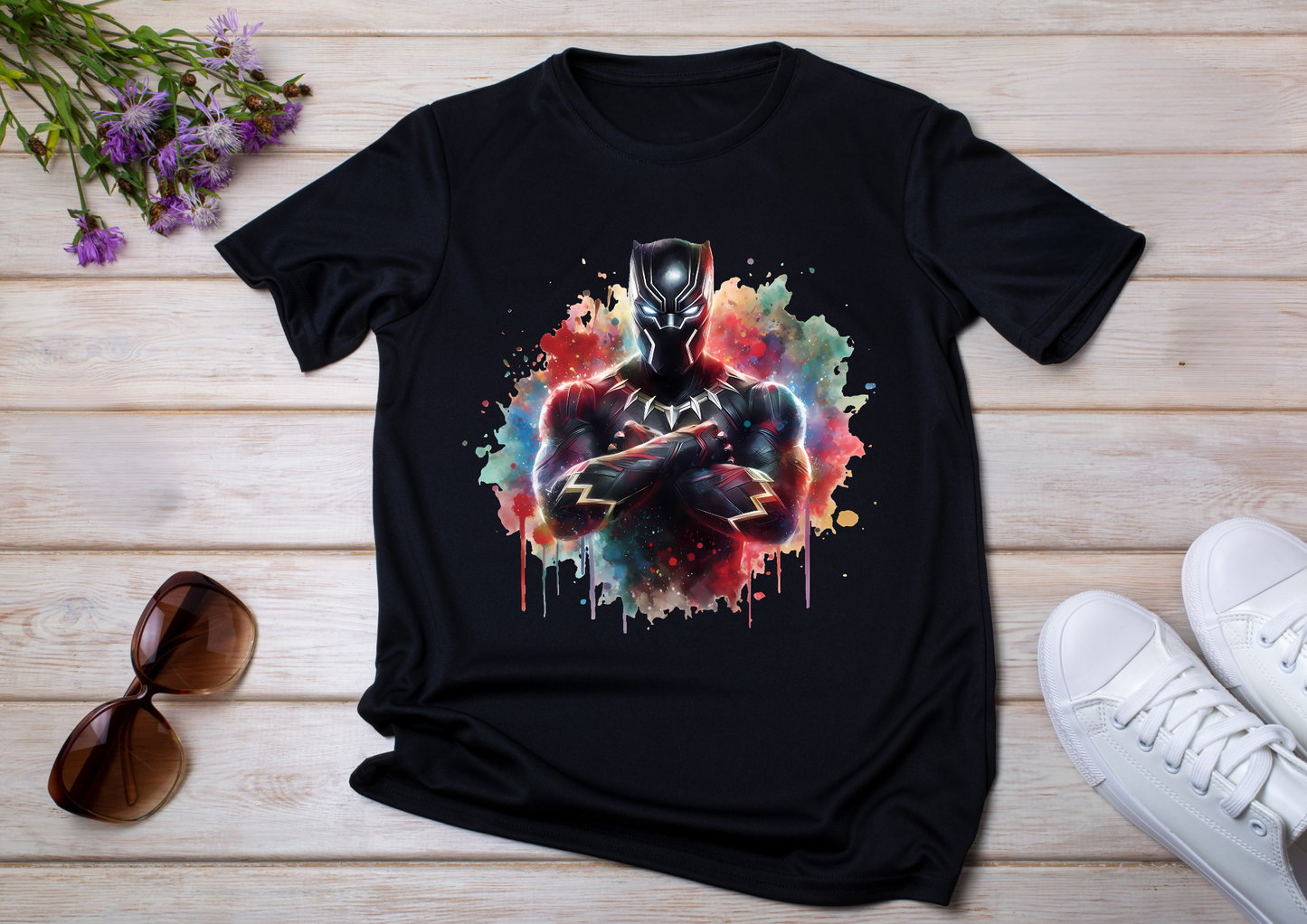 T-Shirt Black Panther enfants