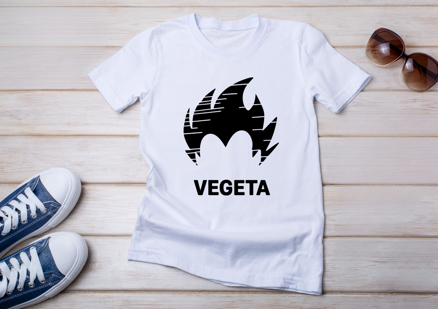 T-shirt "VEGETA Silhouette" – Dragon Ball Style