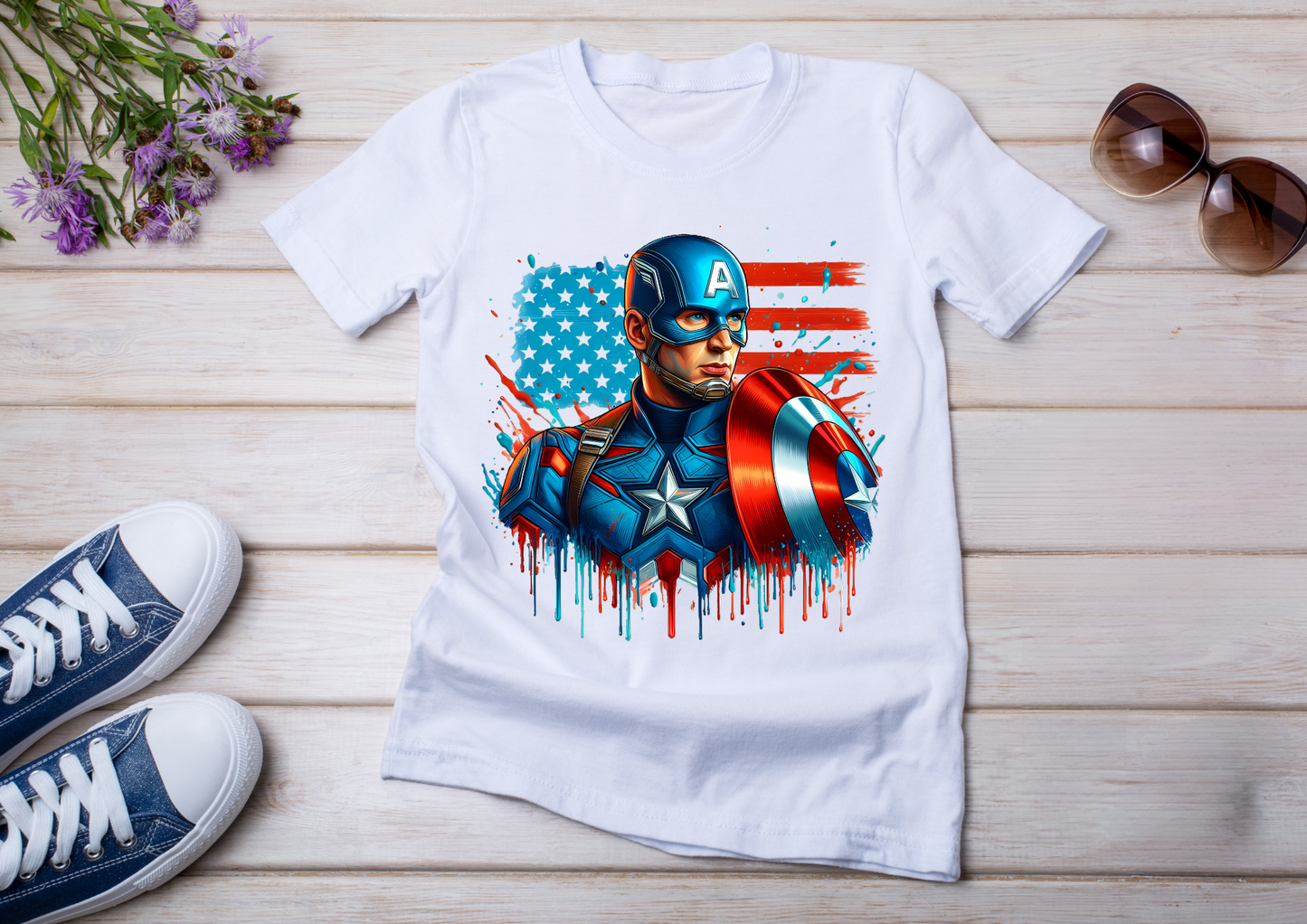T-Shirt Captain America