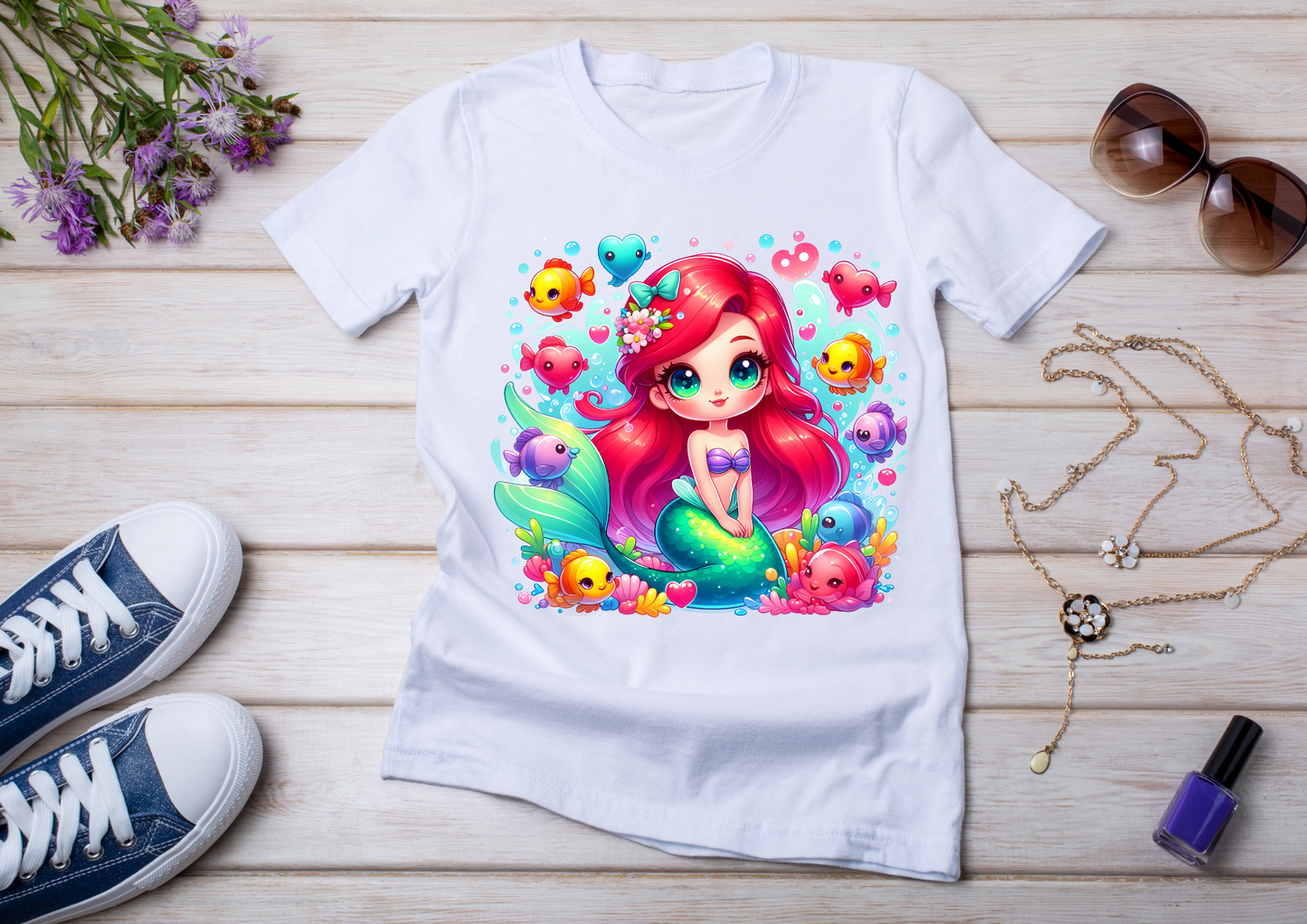 T-shirt enfant Ariel La Petite Sirène
