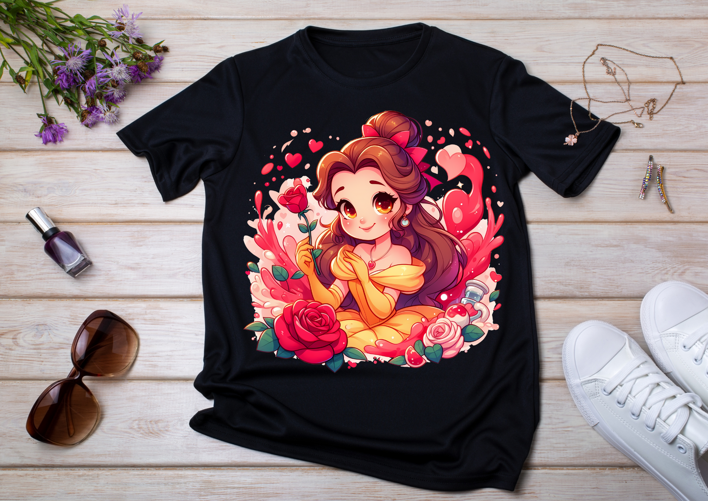 T-shirt enfant Princesse Belle (La Belle et la Bête)