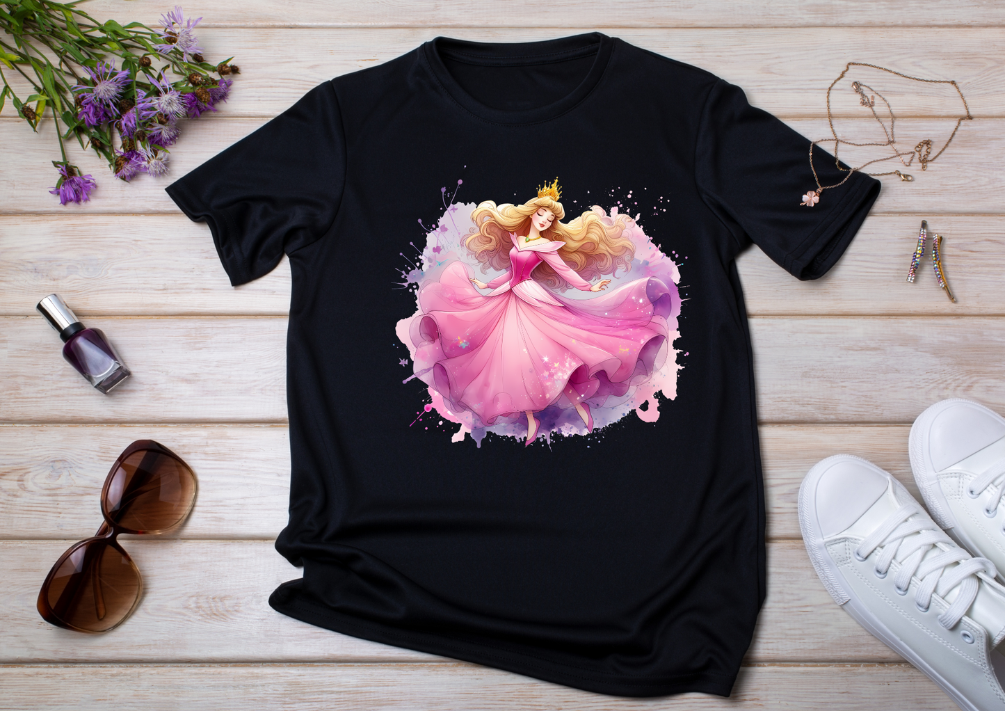 T-shirt enfant Princesse Aurore – La Belle au Bois Dormant