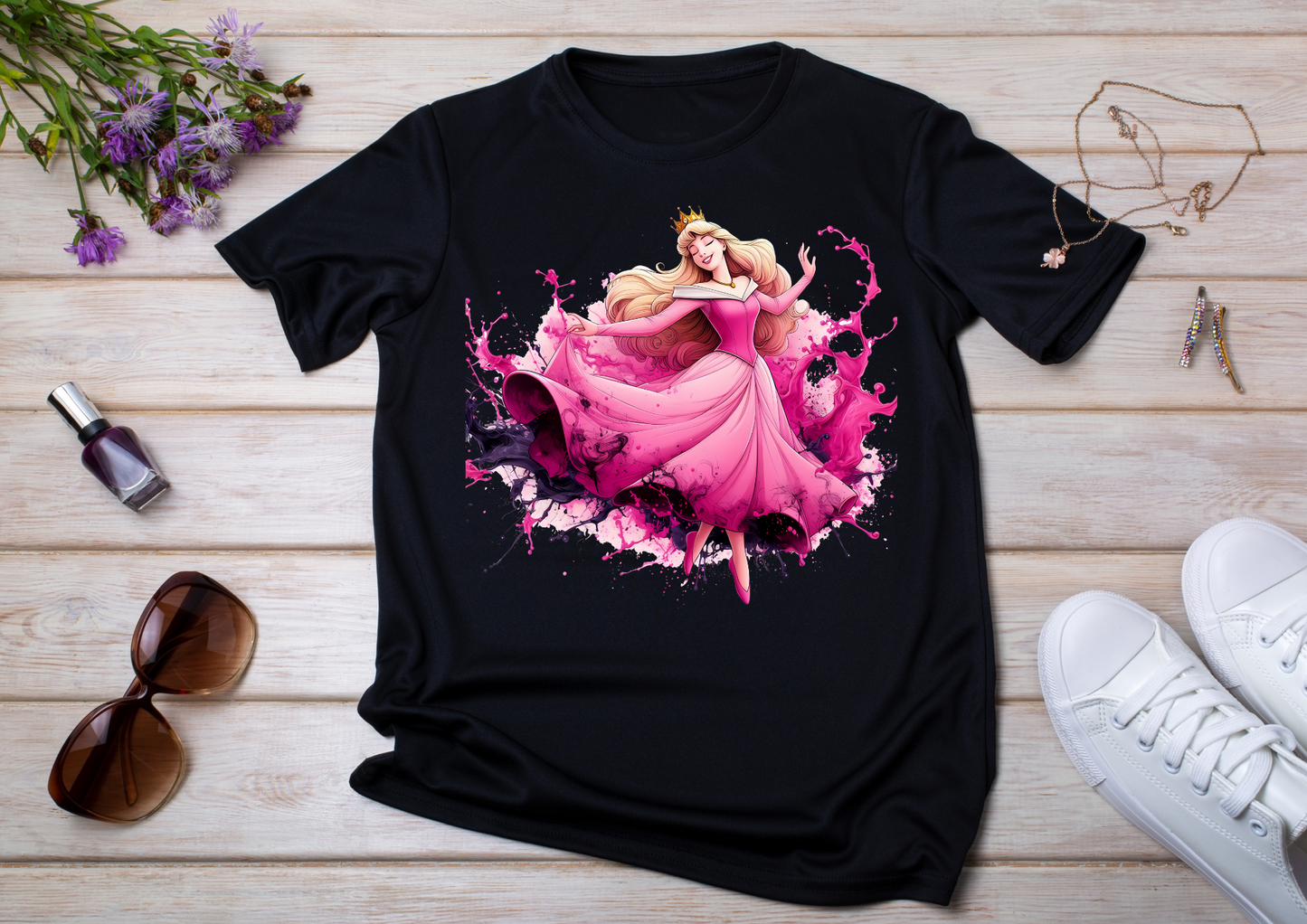 T-shirt enfant Princesse Aurore – La Belle au Bois Dormant