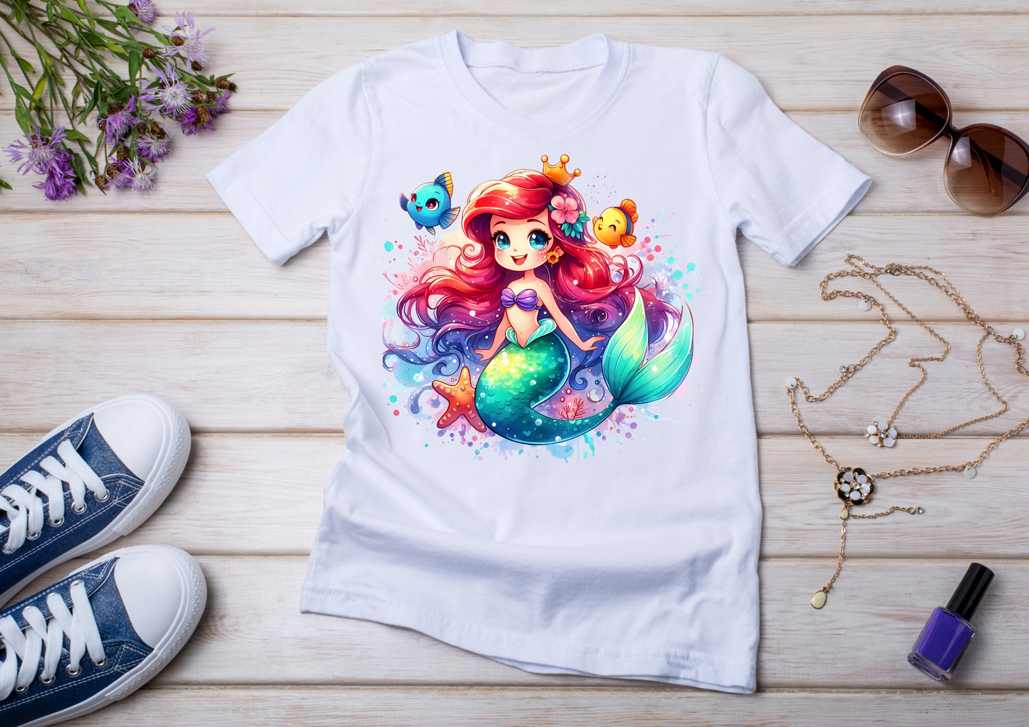 T-shirt enfant Ariel La Petite Sirène