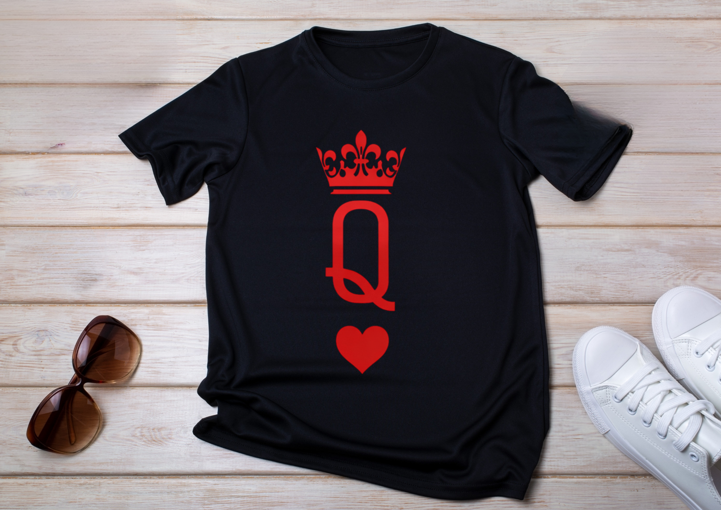 👑 T-shirt Duo Couple – Roi & Reine (King & Queen)