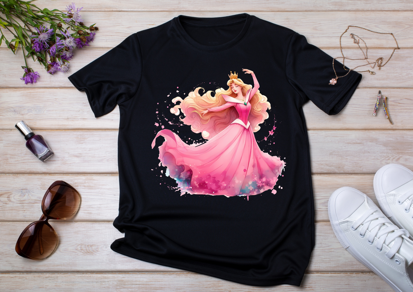 T-shirt enfant Princesse Aurore – La Belle au Bois Dormant