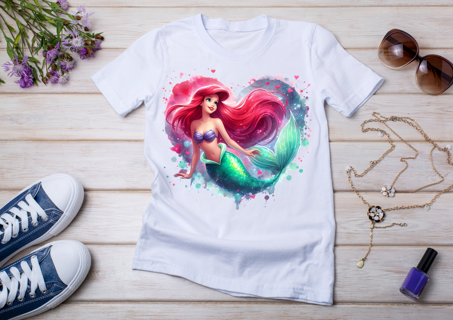 T-shirt enfant Ariel La Petite Sirène