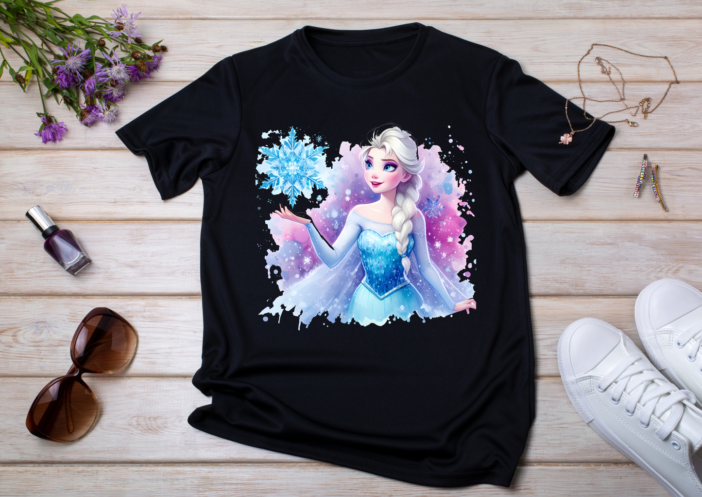T-shirt enfant Anna & Elsa