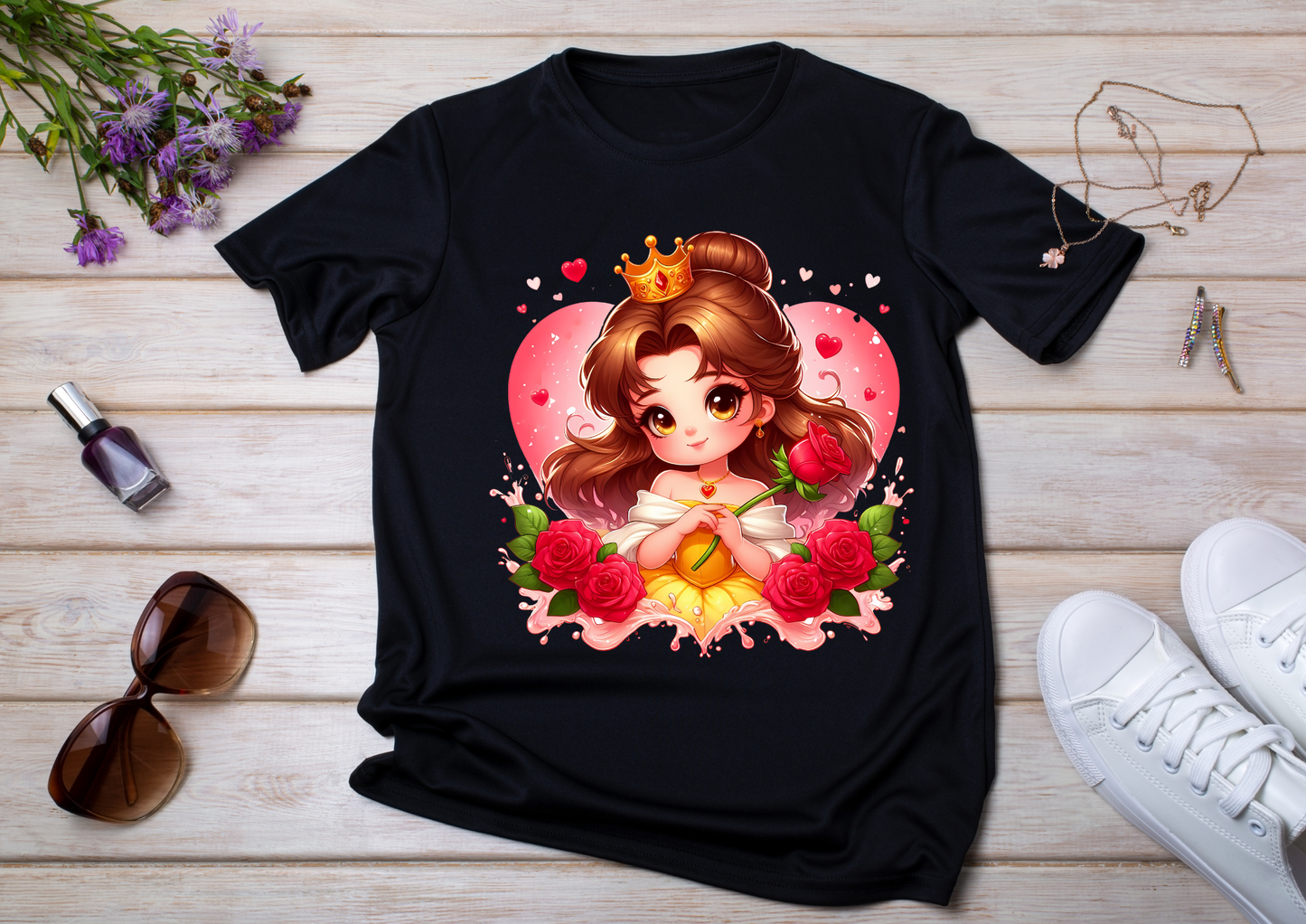 T-shirt enfant Princesse Belle (La Belle et la Bête)