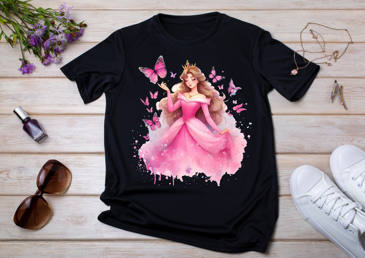 T-shirt enfant Princesse Aurore – La Belle au Bois Dormant