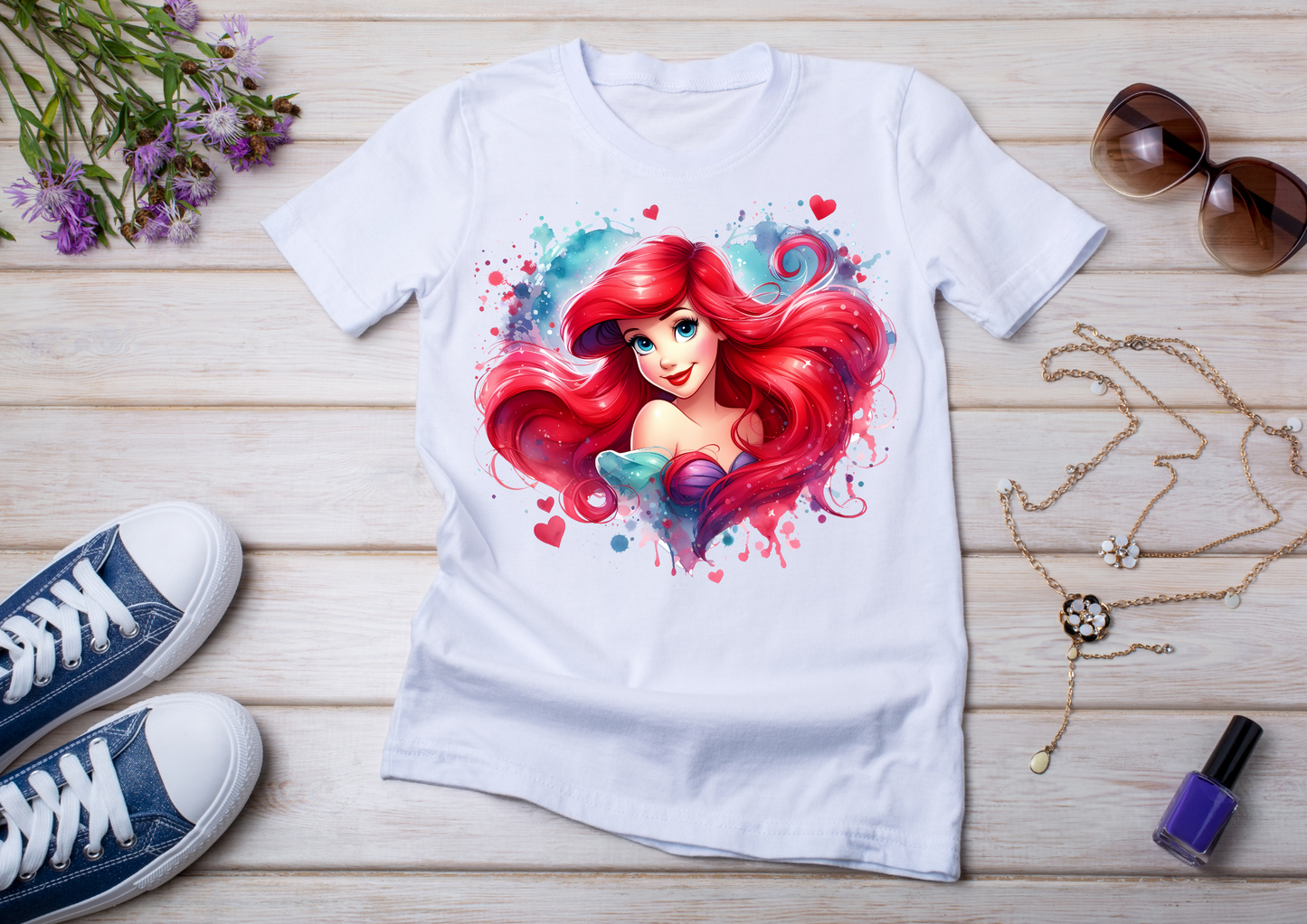 T-shirt enfant Ariel La Petite Sirène