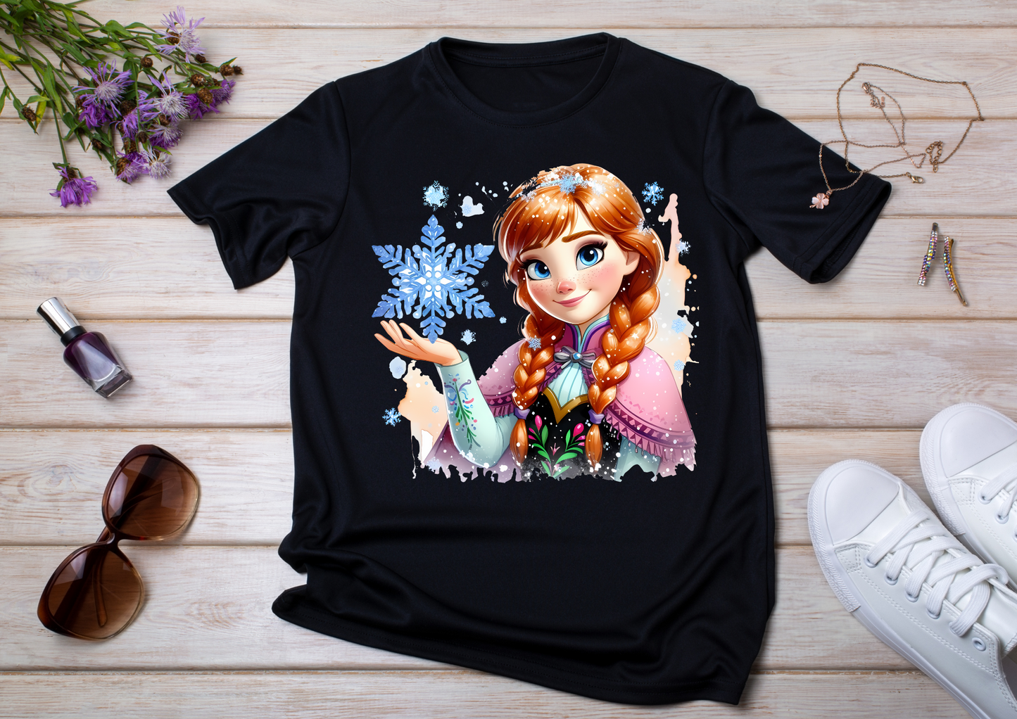 T-shirt enfant Anna & Elsa