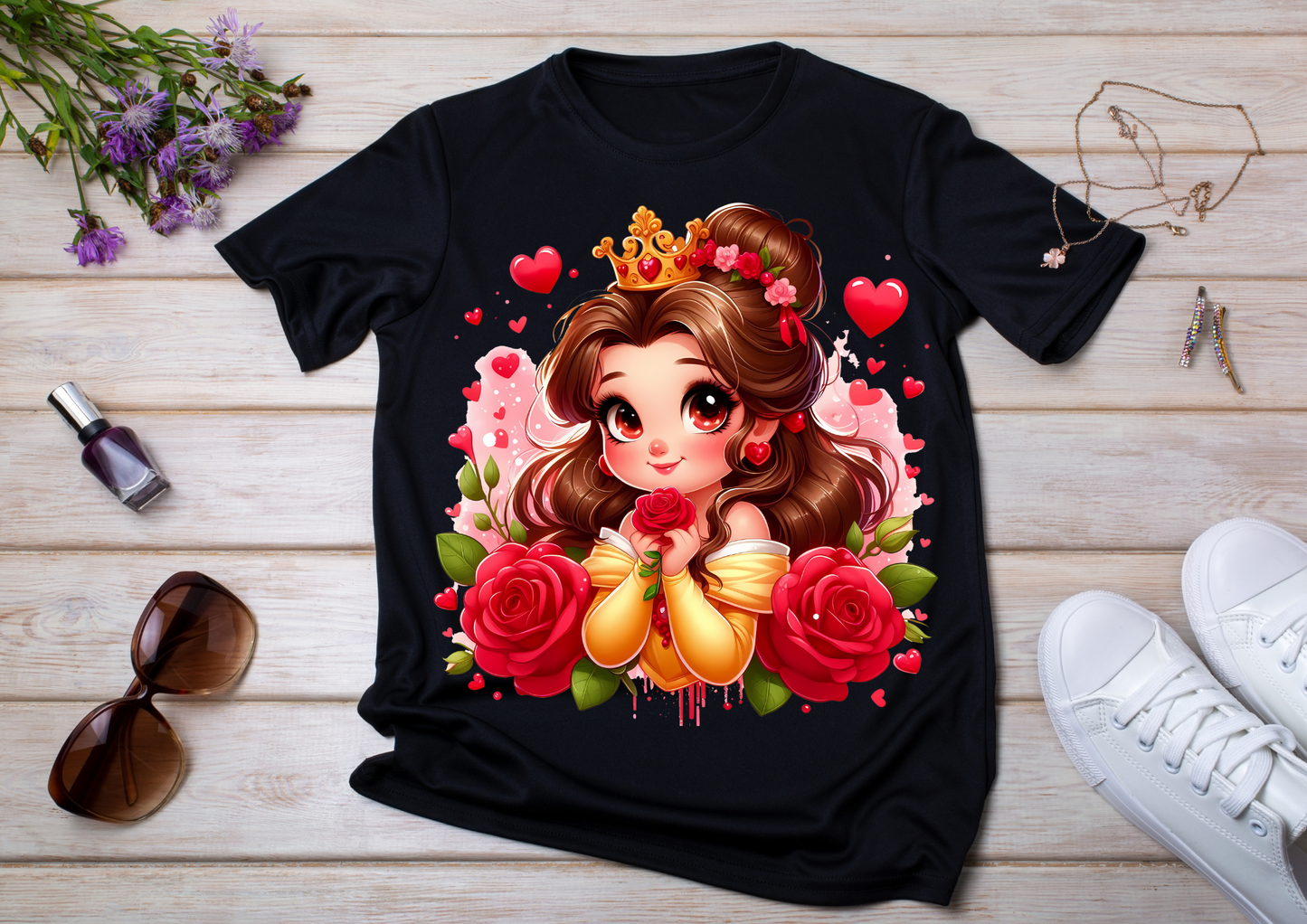 T-shirt enfant Princesse Belle (La Belle et la Bête)