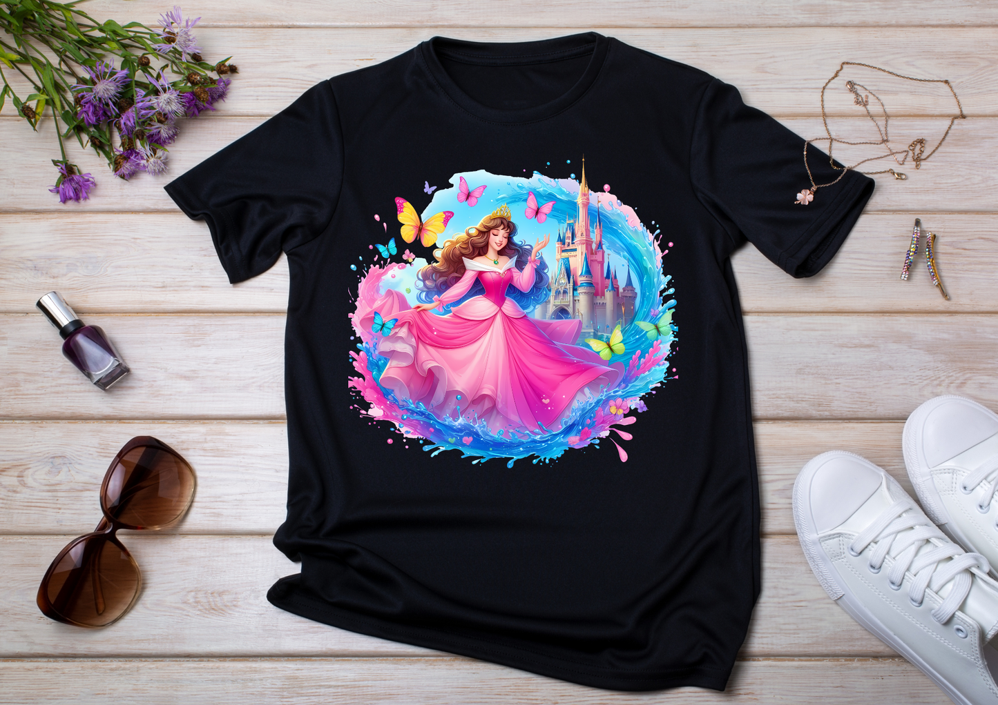 T-shirt enfant Princesse Aurore – La Belle au Bois Dormant