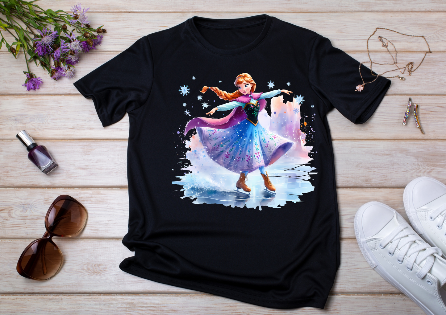 T-shirt enfant Anna & Elsa