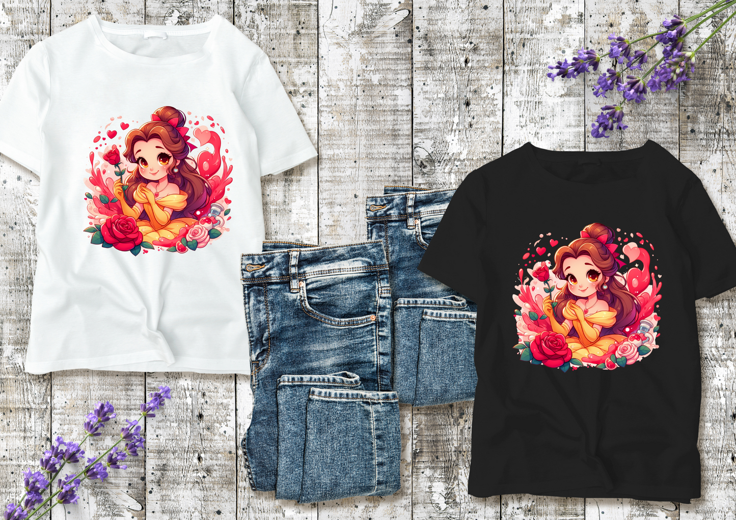 T-shirt enfant Princesse Belle (La Belle et la Bête)