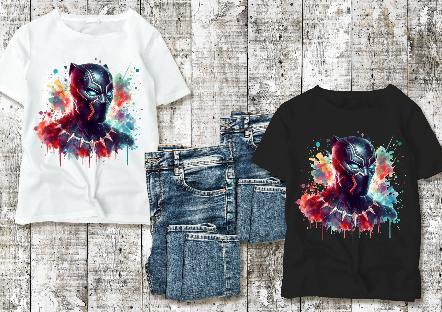 T-Shirt Black Panther enfants