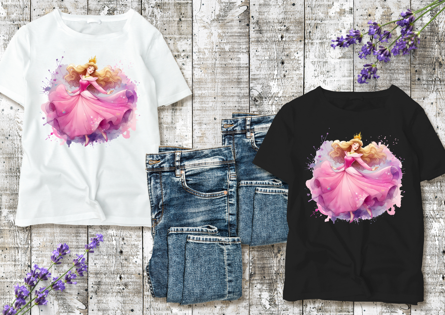 T-shirt enfant Princesse Aurore – La Belle au Bois Dormant