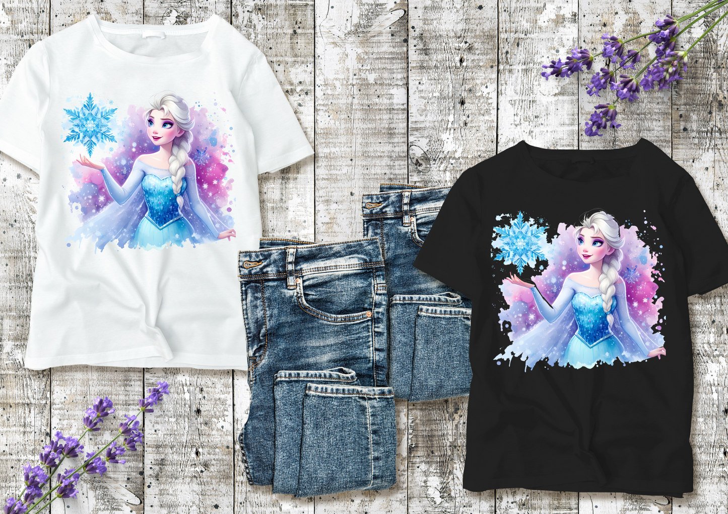 T-shirt enfant Anna & Elsa