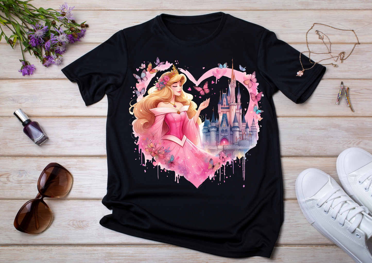 T-shirt enfant Princesse Aurore – La Belle au Bois Dormant