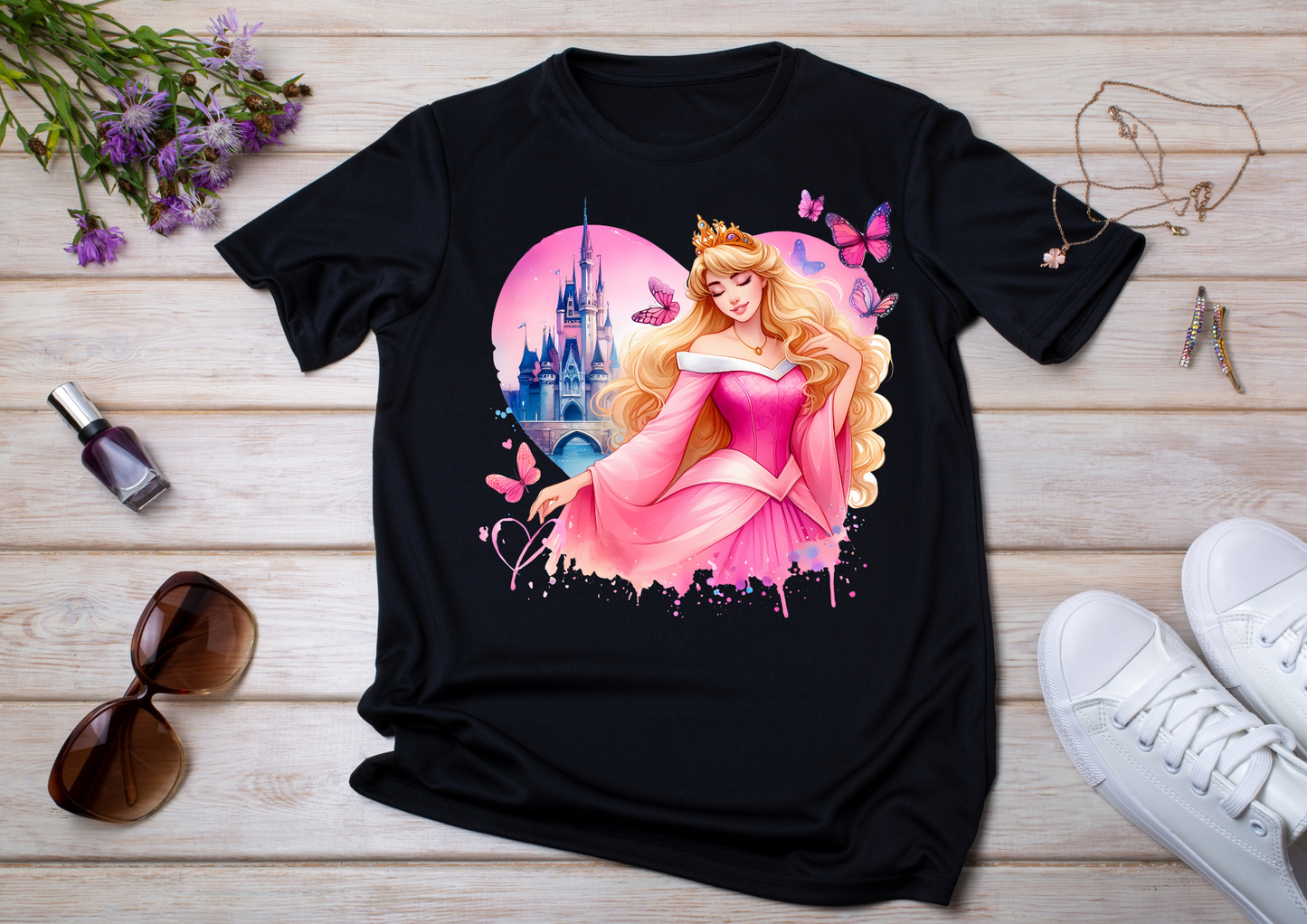 T-shirt enfant Princesse Aurore – La Belle au Bois Dormant