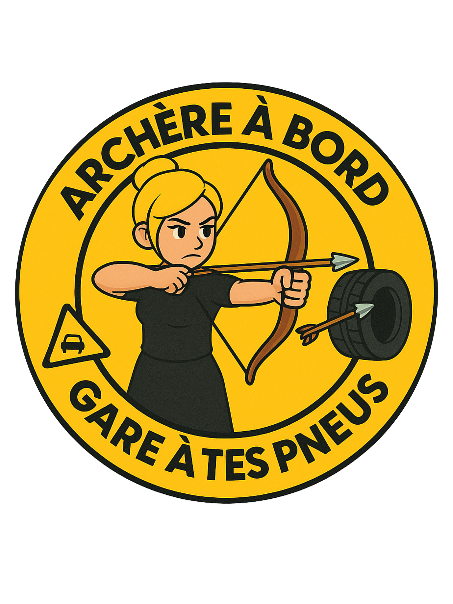Stickers Voiture – Collection Tir à l’Arc 🎯