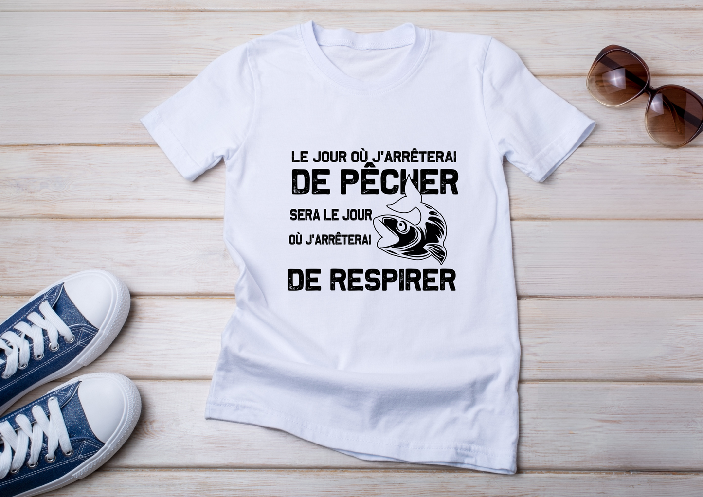 đŁ T-shirt Humour PĂȘche â ModĂšles drĂŽles pour passionnĂ©s !