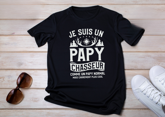 👕 Tee-shirt « Je suis un Papy Chasseur »