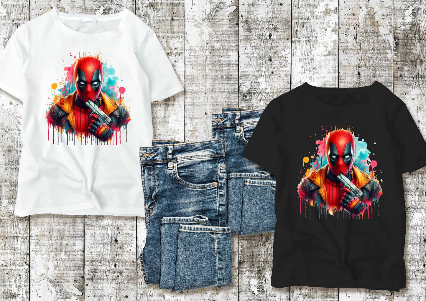 T-shirt Deadpool enfants