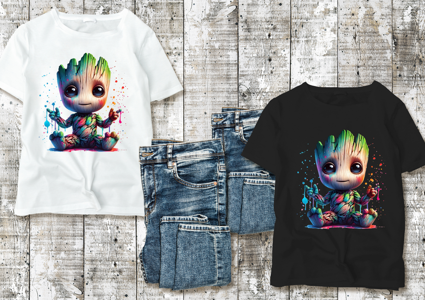 T-Shirt Baby Groot enfants