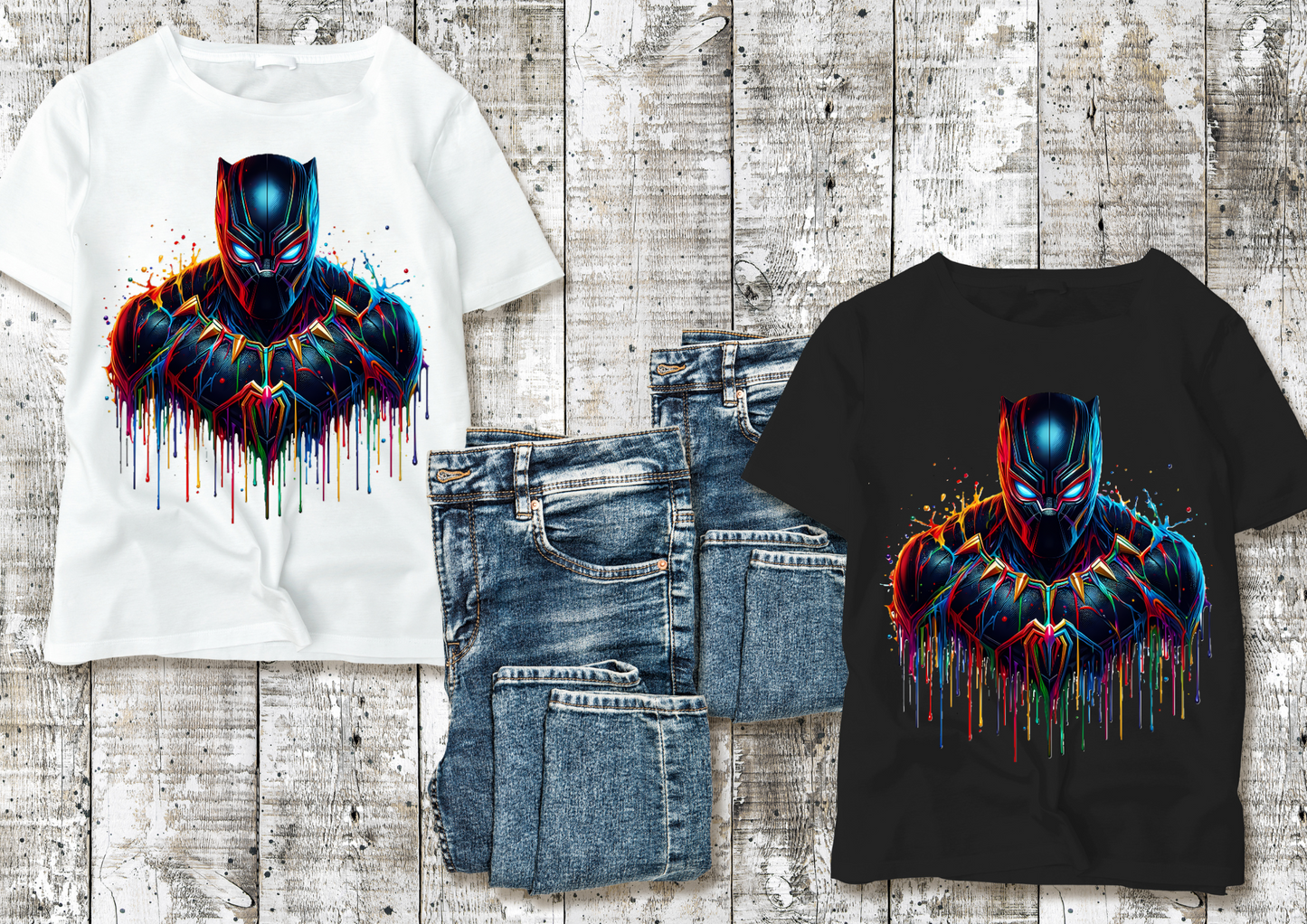 T-Shirt Black Panther enfants