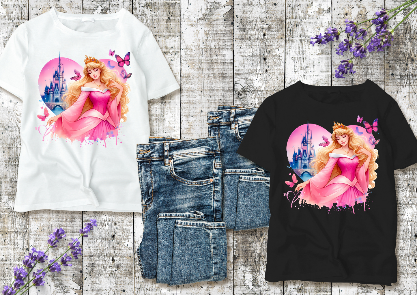 T-shirt enfant Princesse Aurore – La Belle au Bois Dormant