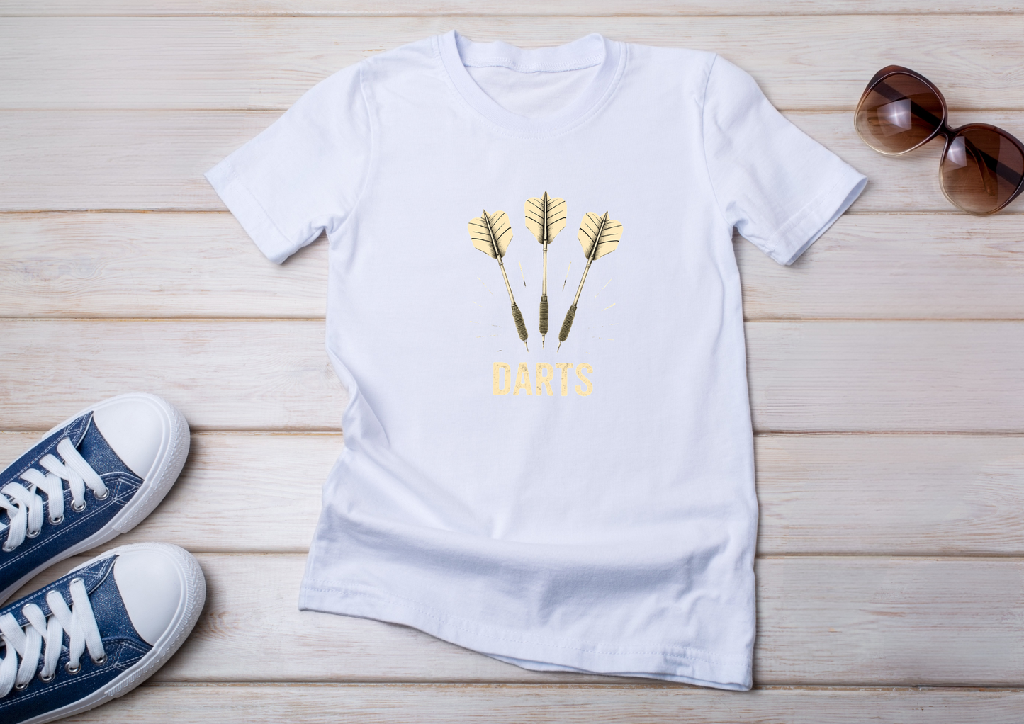 T-shirt Homme "DARTS" - Passion Fléchettes 🎯