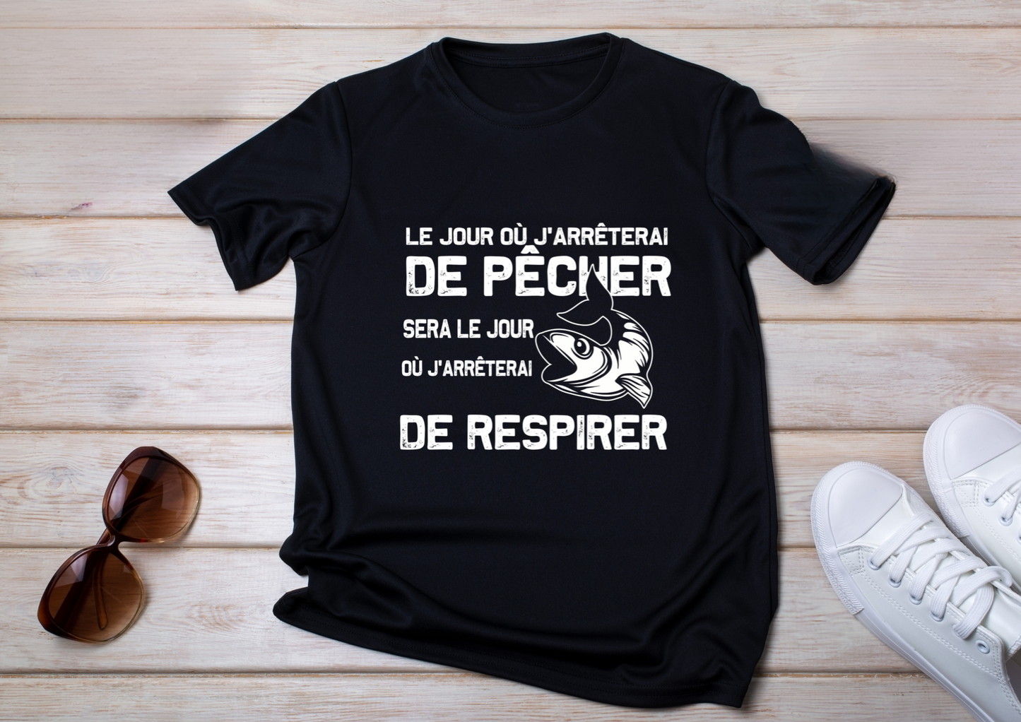 đŁ T-shirt Humour PĂȘche â ModĂšles drĂŽles pour passionnĂ©s !