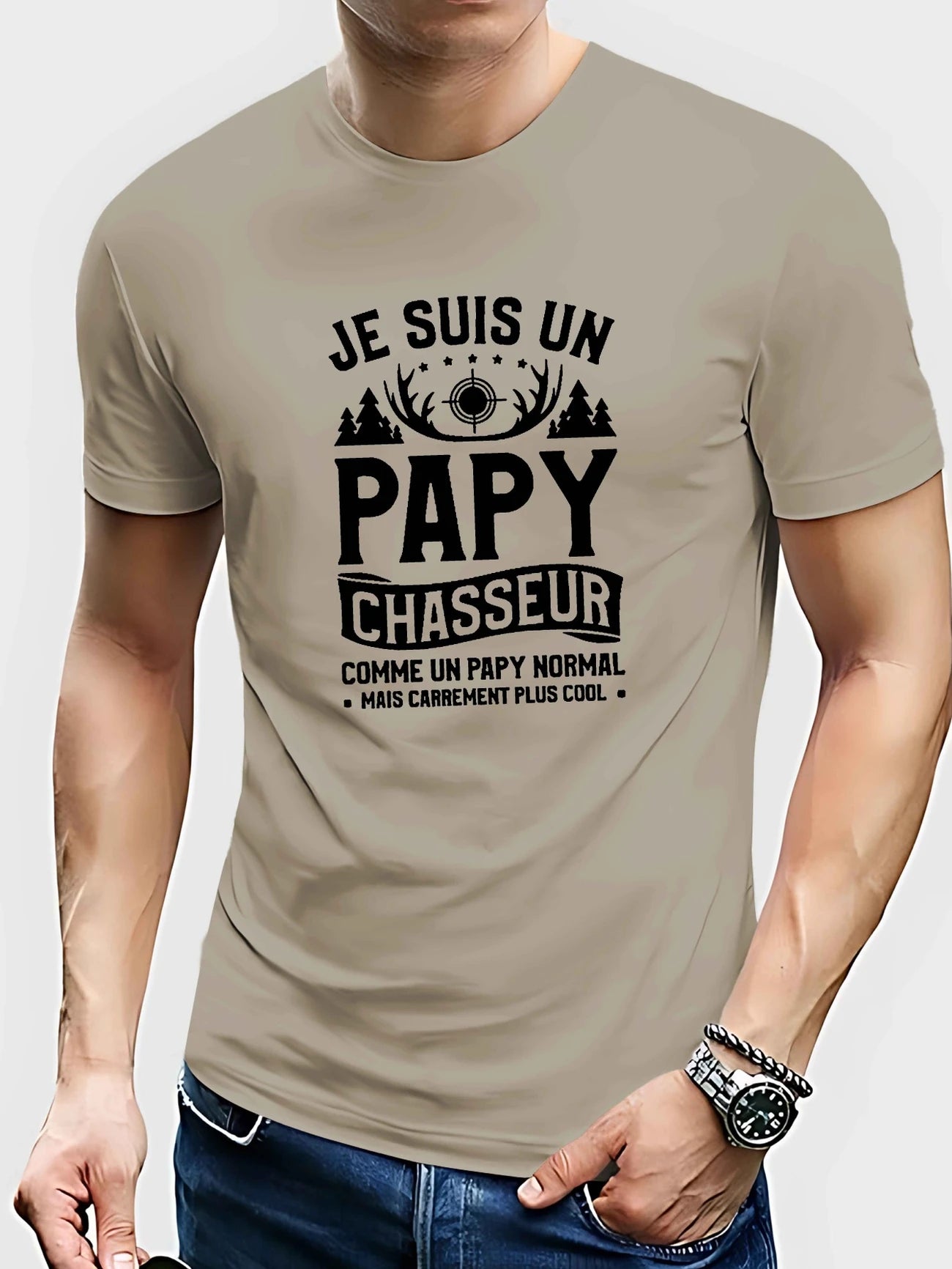 👕 Tee-shirt « Je suis un Papy Chasseur »
