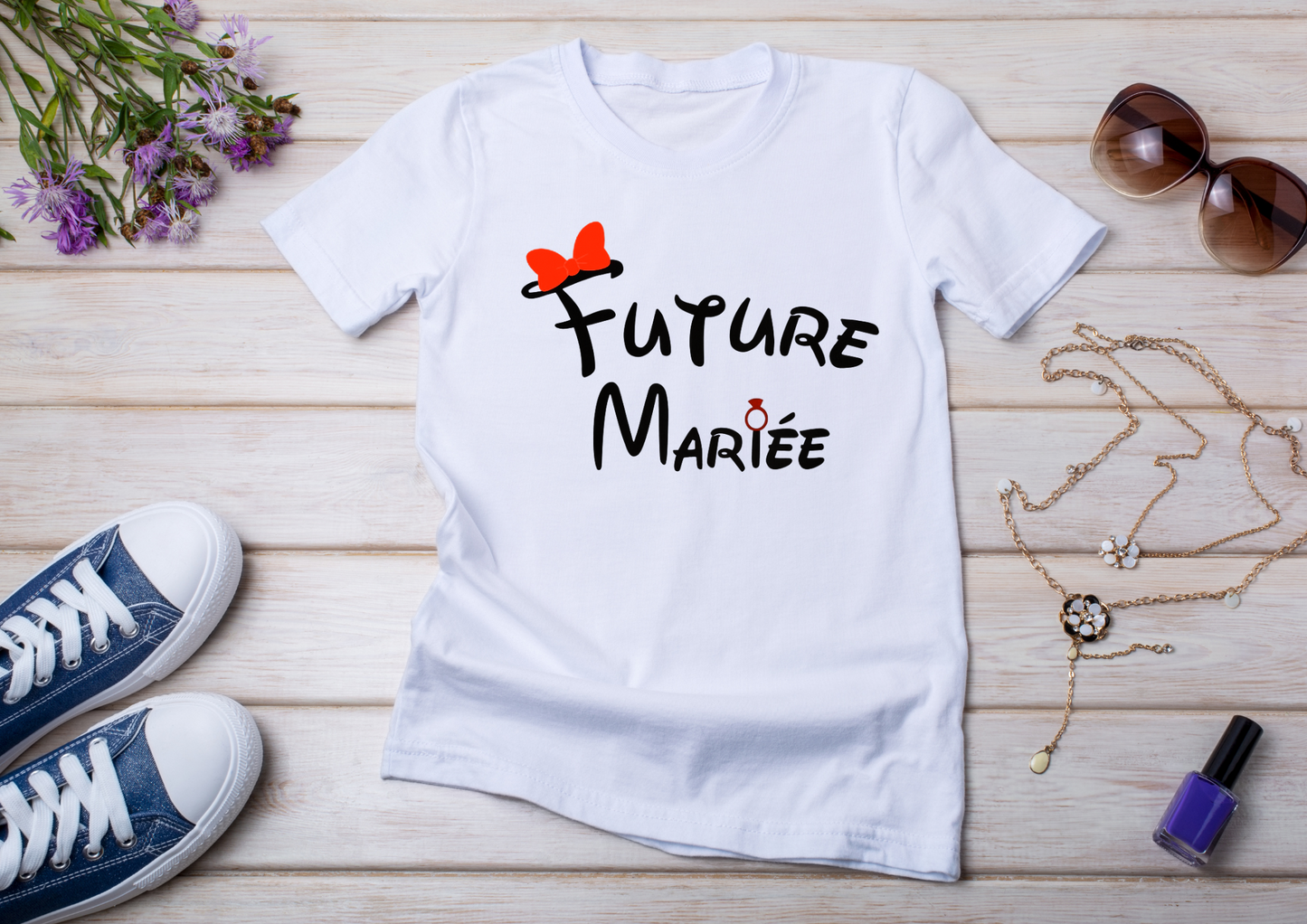 👰 Tee-shirt « Future Mariée » – Spécial EVJF