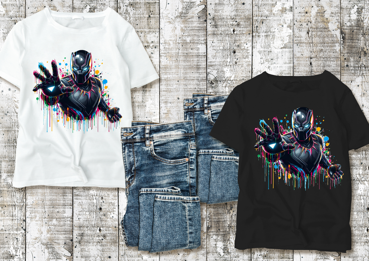 T-Shirt Black Panther enfants
