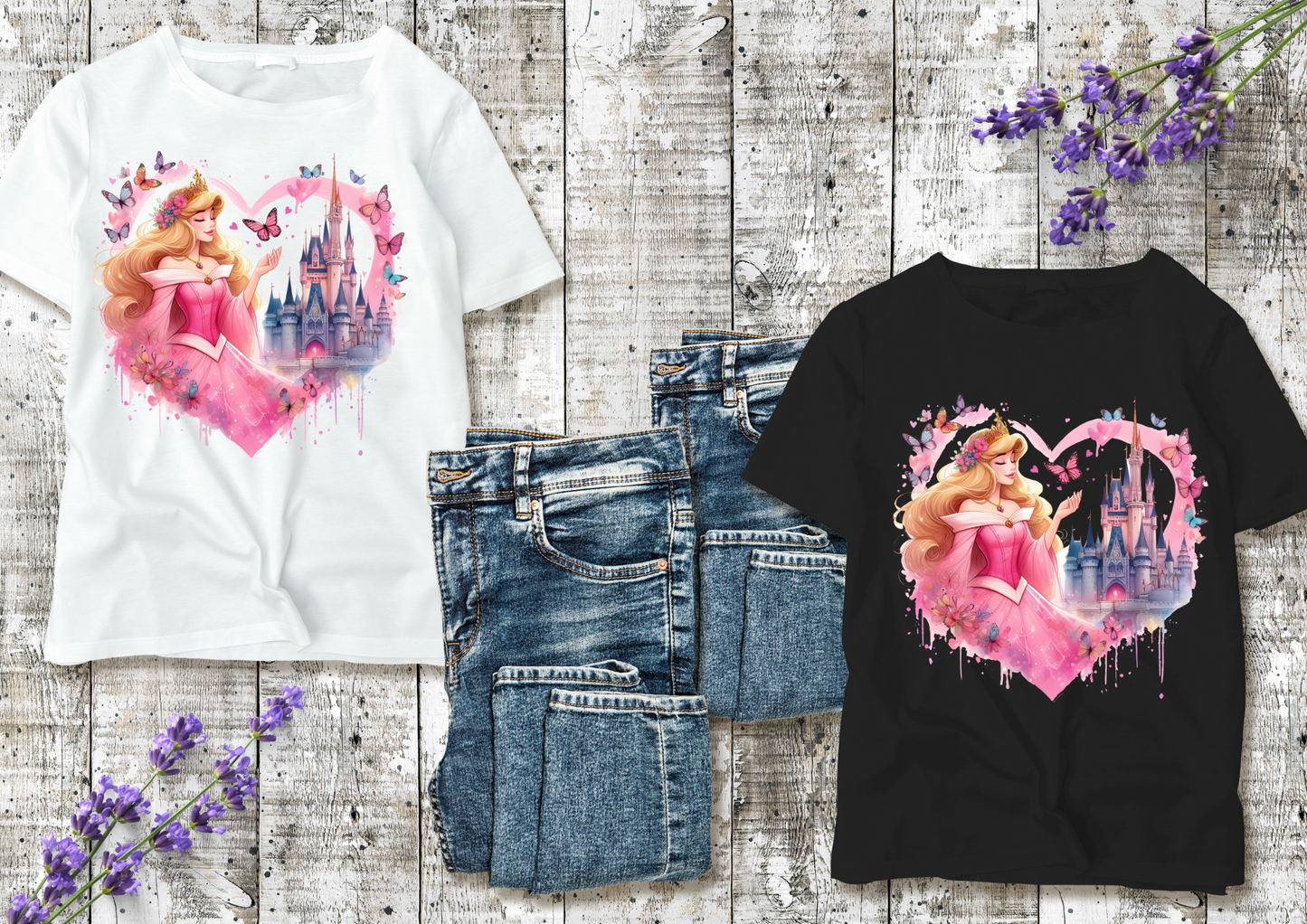 T-shirt enfant Princesse Aurore – La Belle au Bois Dormant