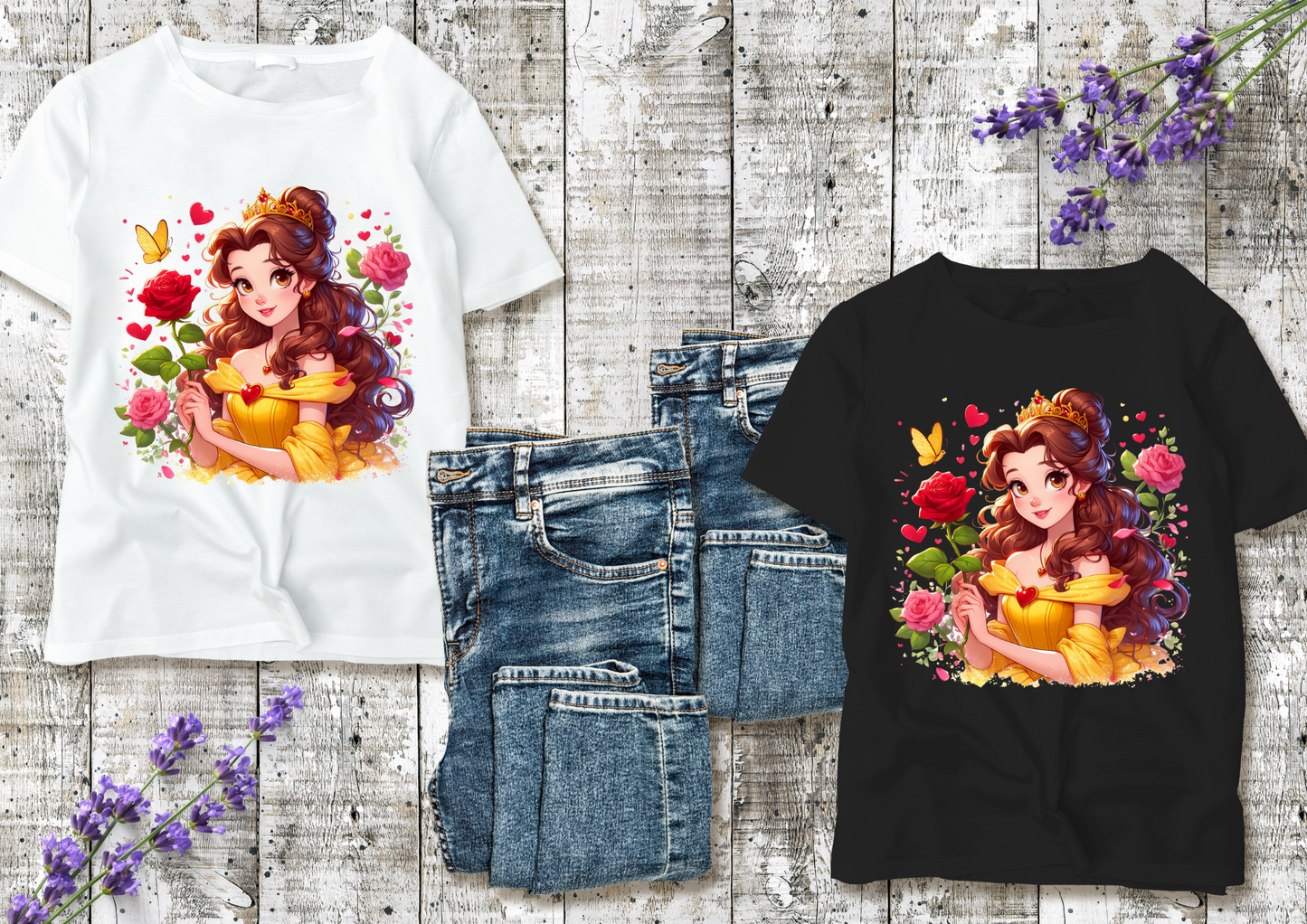 T-shirt enfant Princesse Belle (La Belle et la Bête)
