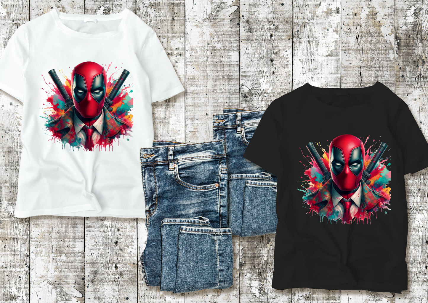 T-shirt Deadpool enfants